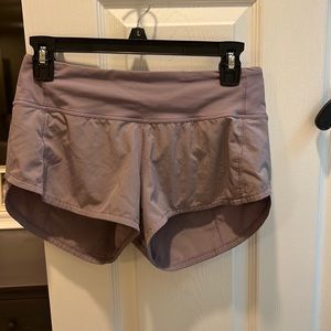 lululemon speed up shorts!!